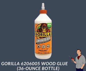 #4 Gorilla 6206005 Wood Glue (36-ounce Bottle)