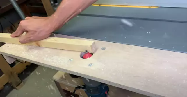 How To Make A Table Router Attachment for Dewalt Table Saw YouTube 1